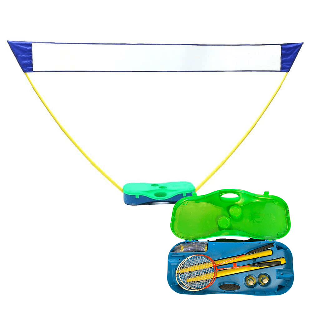 Badmintonset med nät