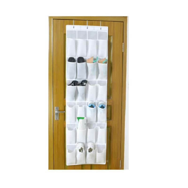 Skoförvaring till dörren med 24 fickor