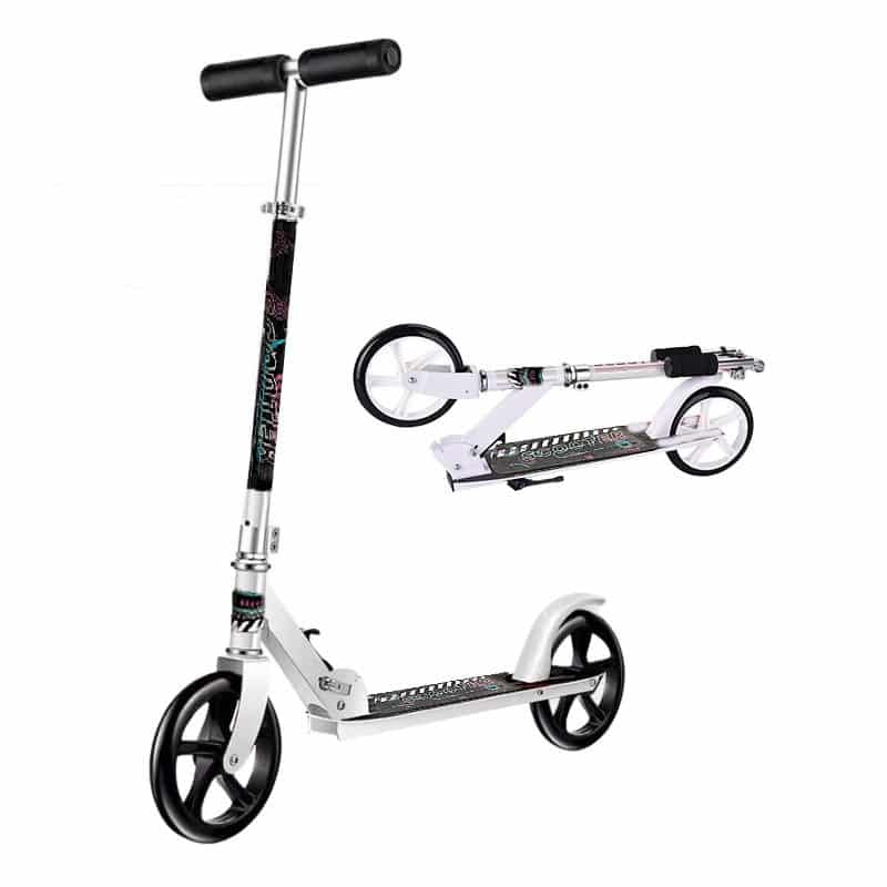 Sparkcykel med stora hjul - vikbara