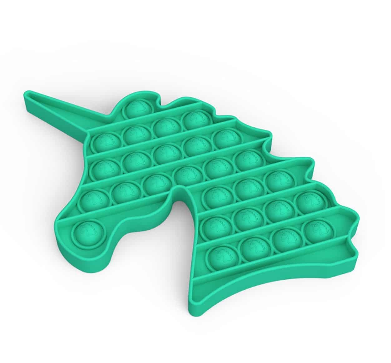 Fidget Toys - Pop It - Unicorn Rainbow Grön