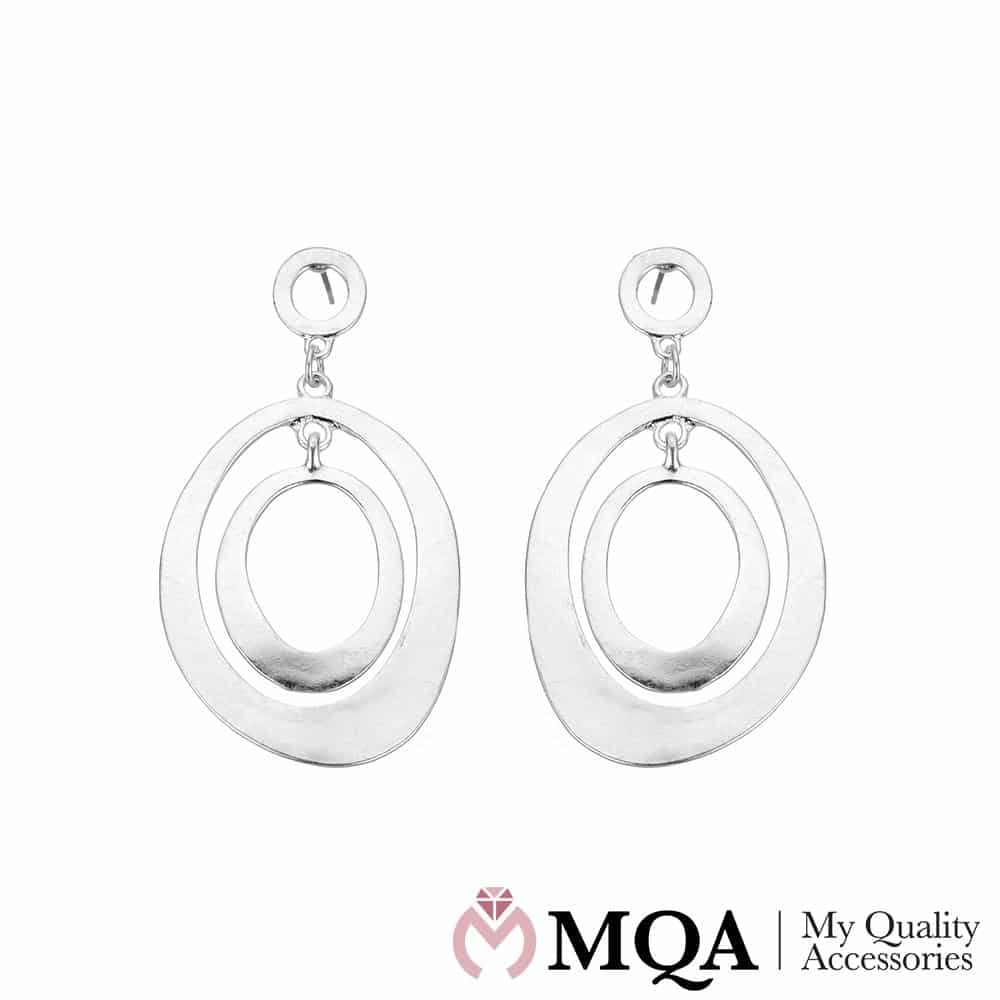 Örhängen med organiska droppar