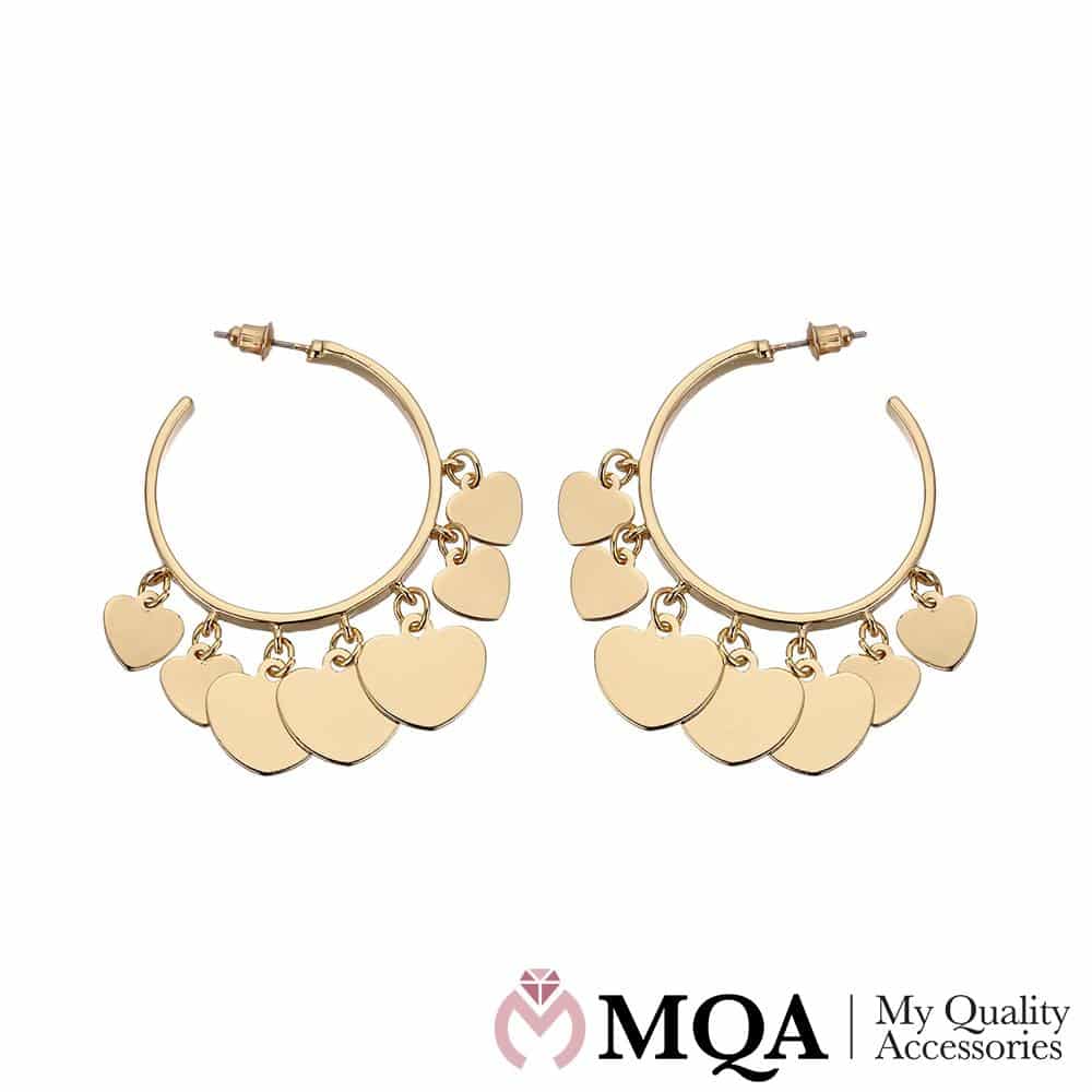 Örhängen med 7 hjärtan