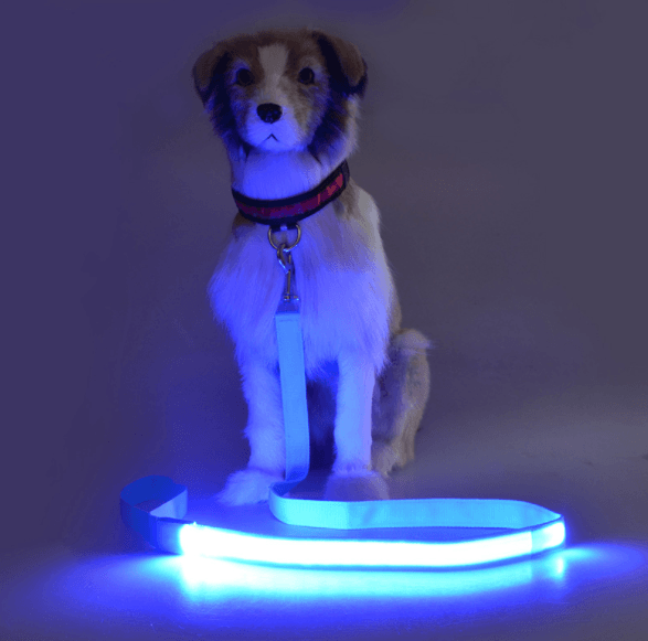 Hundkoppel med led-ljus