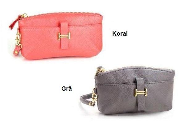 Trendy Clutch i äkta läder