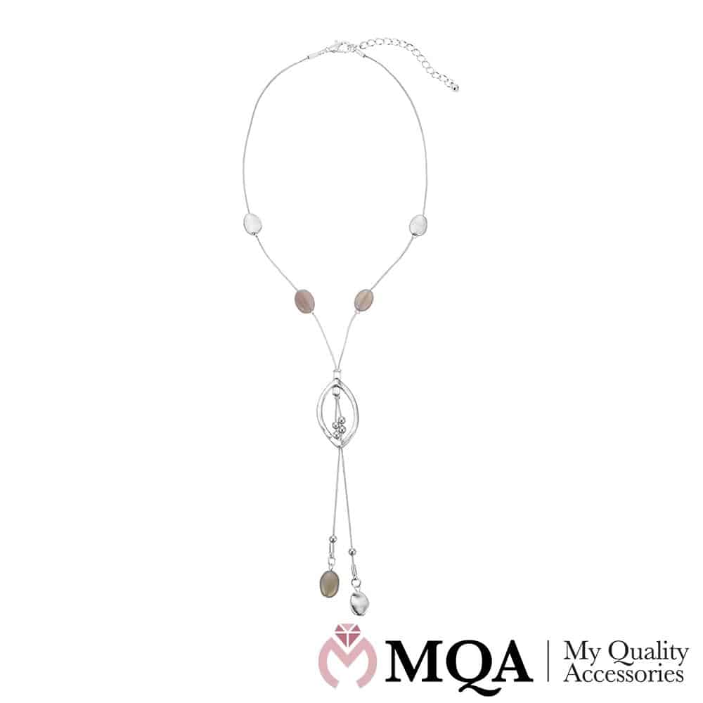 Halsband silverfärgat