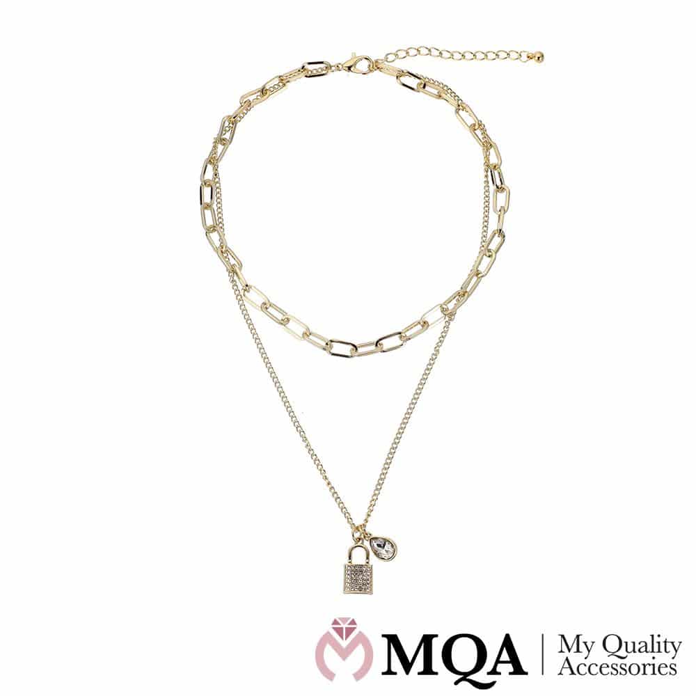 Halsband guldfärgat