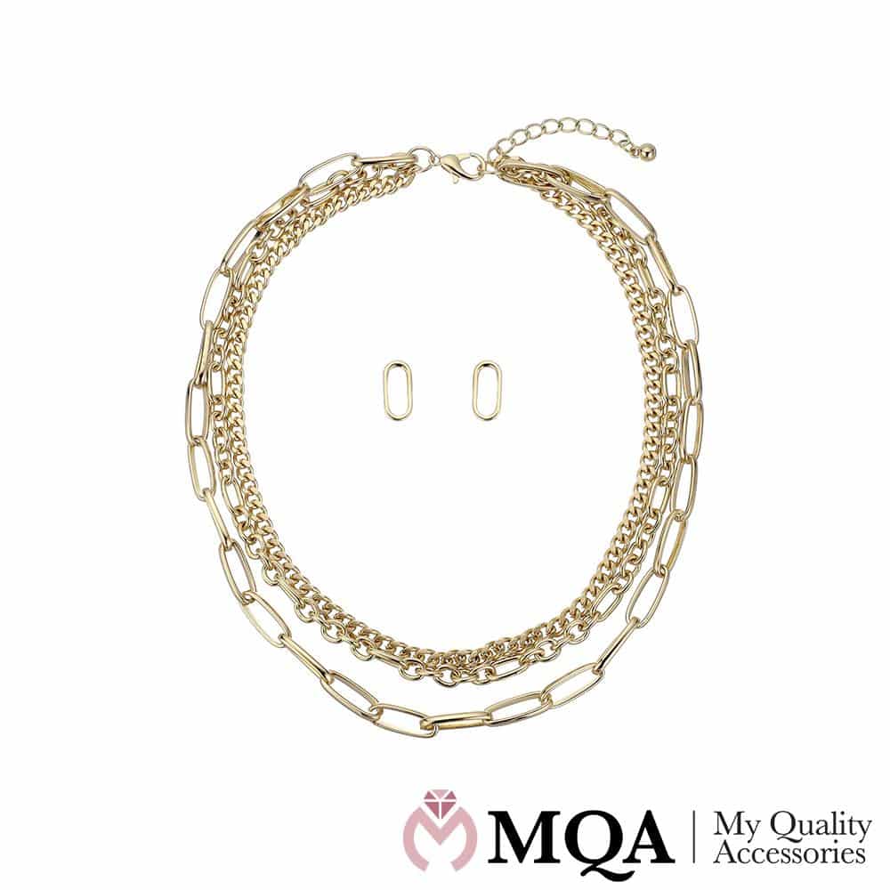 Halsband guldfärgat