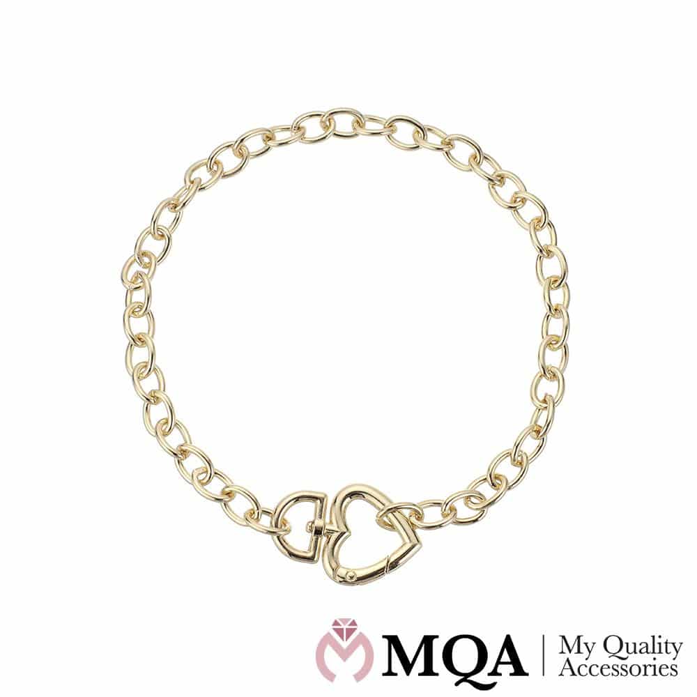 Halsband guldfärgat