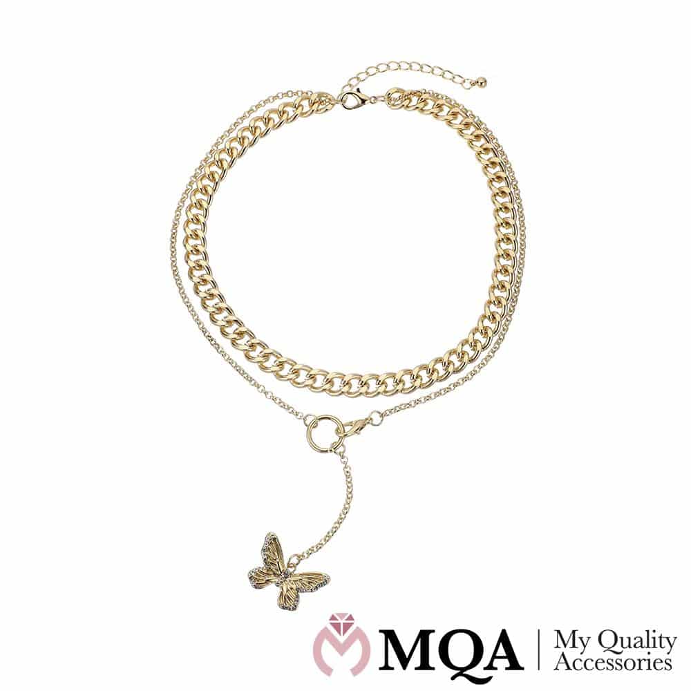 Halsband guldfärgat