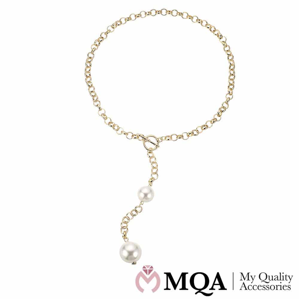 Halsband guldfärgat