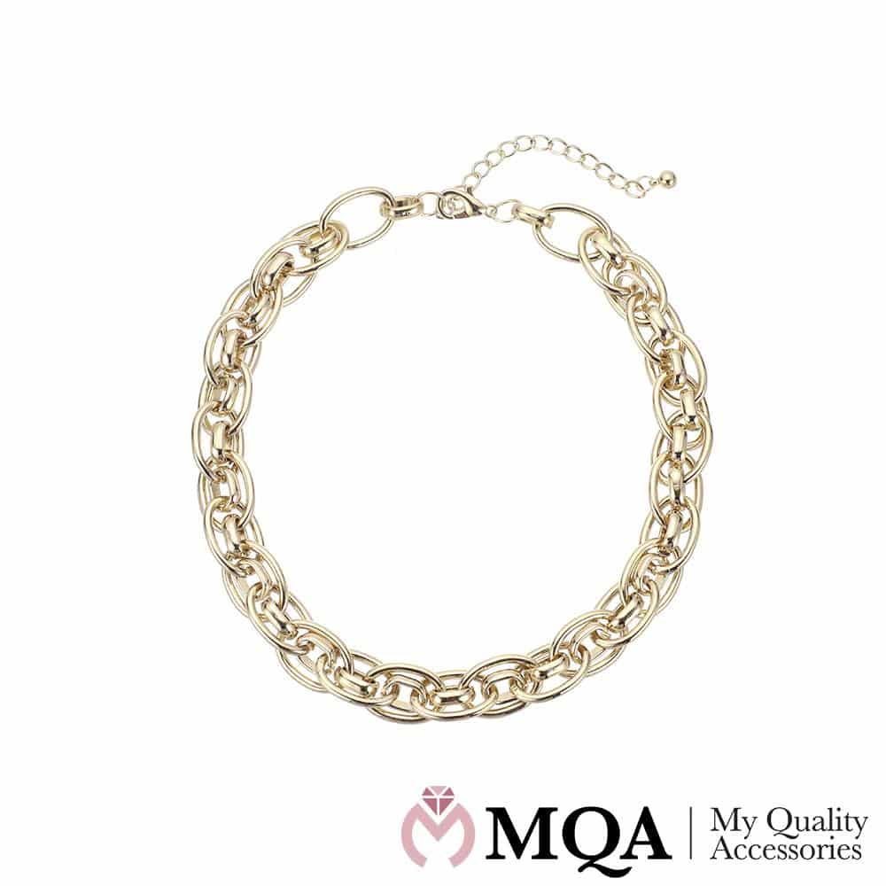 Halsband guldfärgat