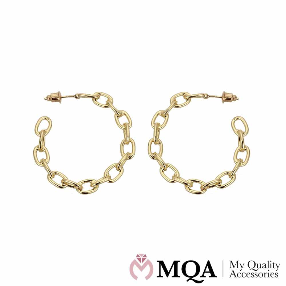 Örhängen med breda leder