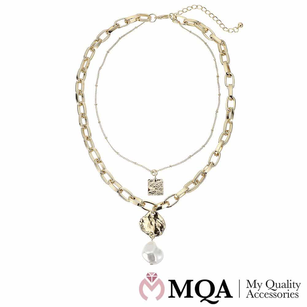 Halsband guldfärgat