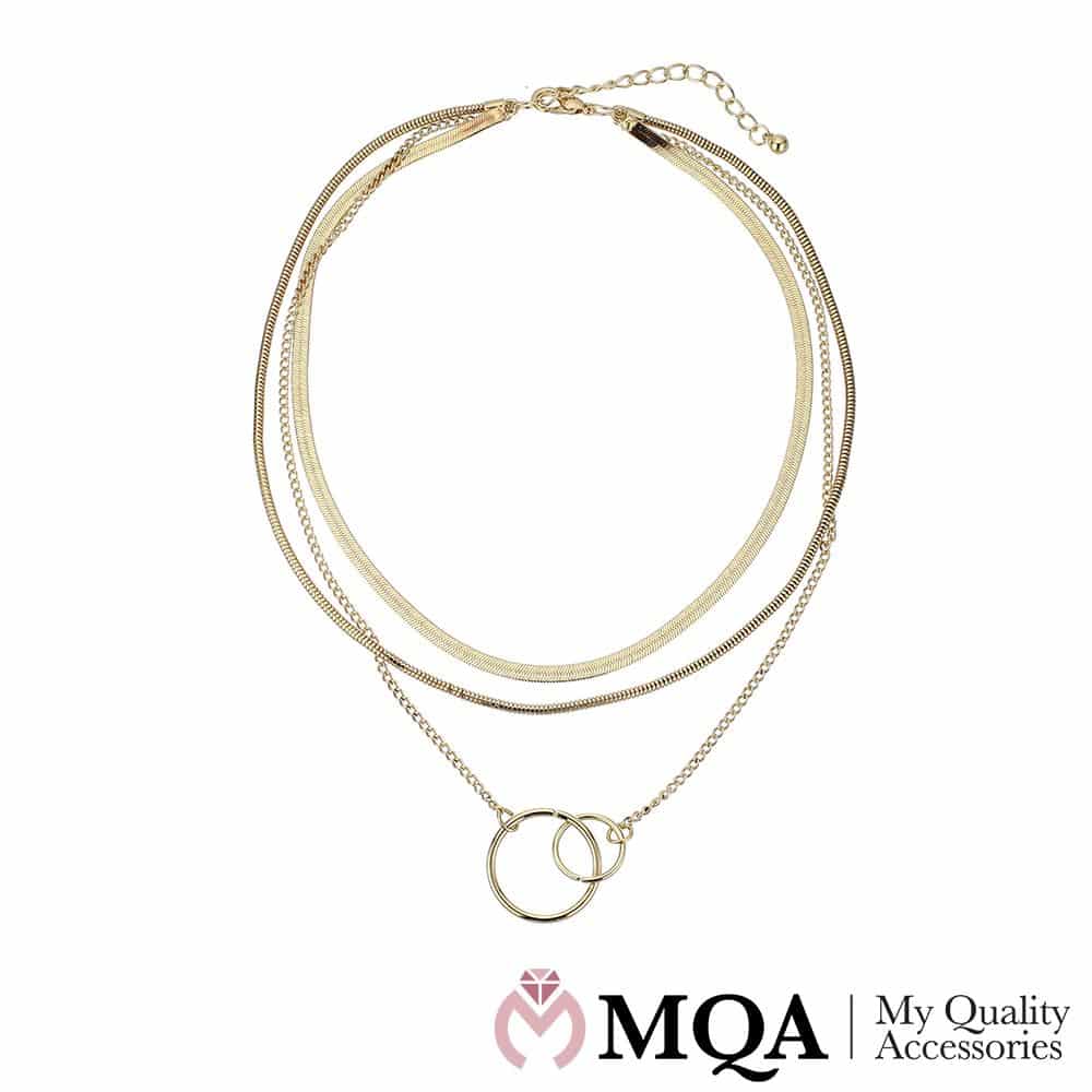 Halsband guldfärgat