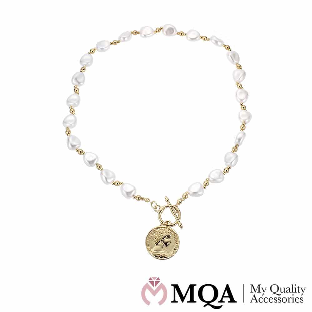 Halsband guldfärgat