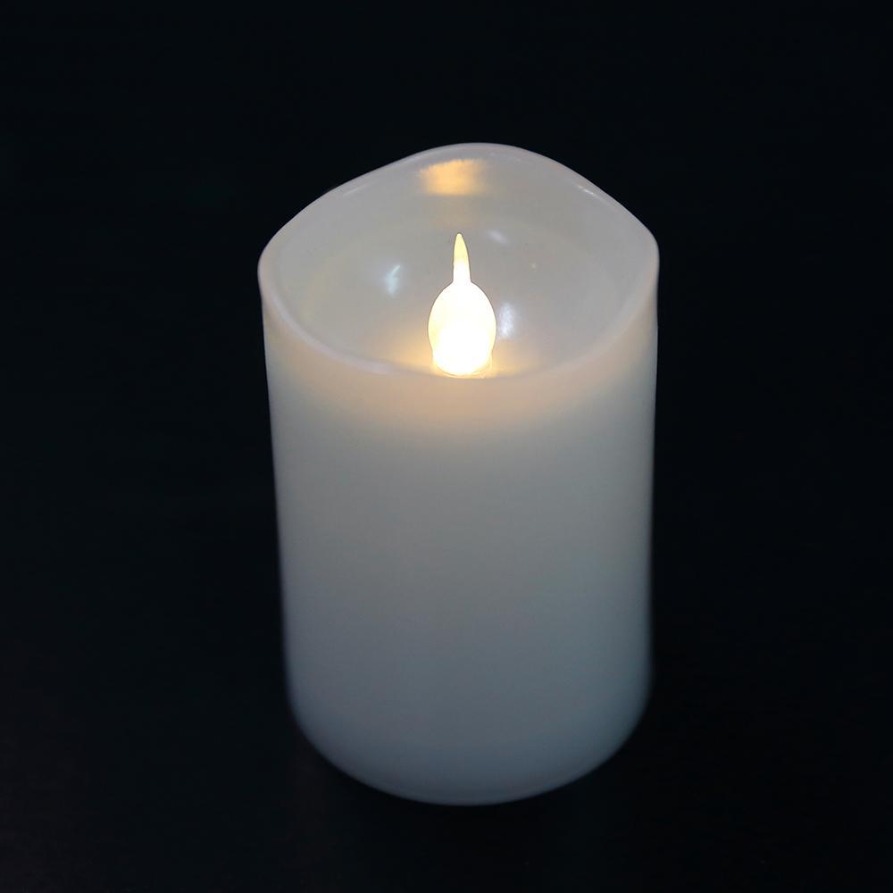 LED-blockljus i plast – 6 st. – 7