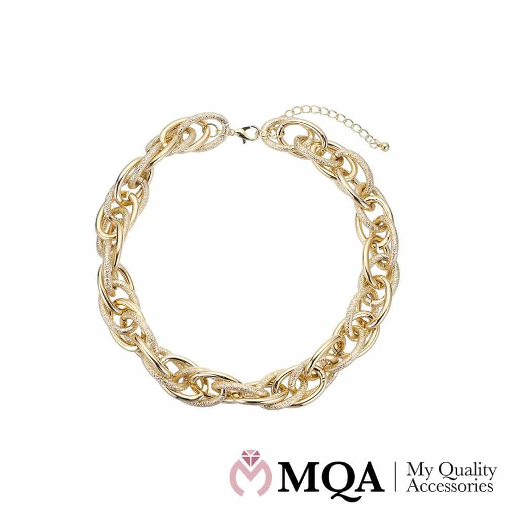 Halsband guldfärgat