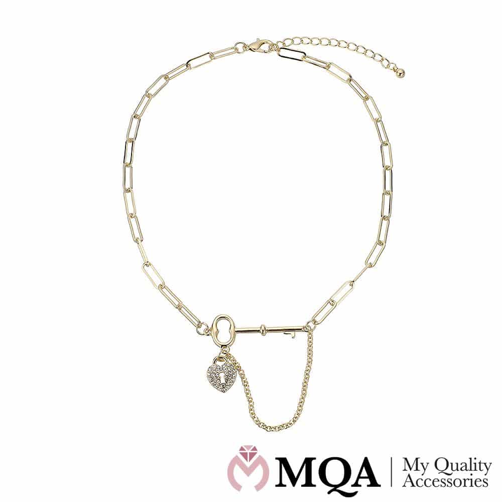 Halsband guldfärgat