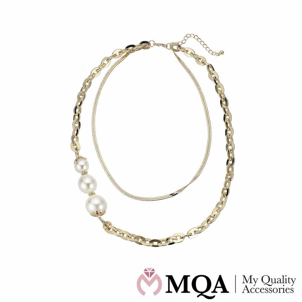 Halsband guldfärgat