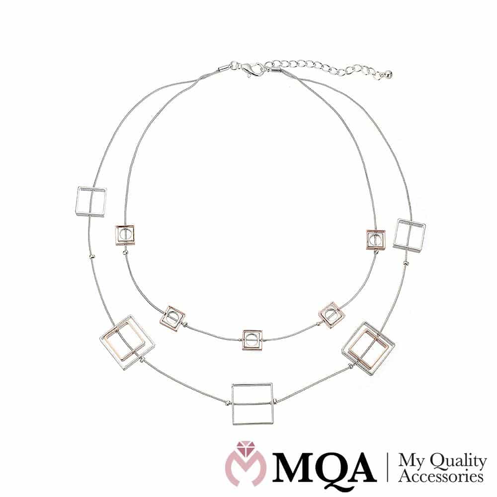 Halsband silverfärgade