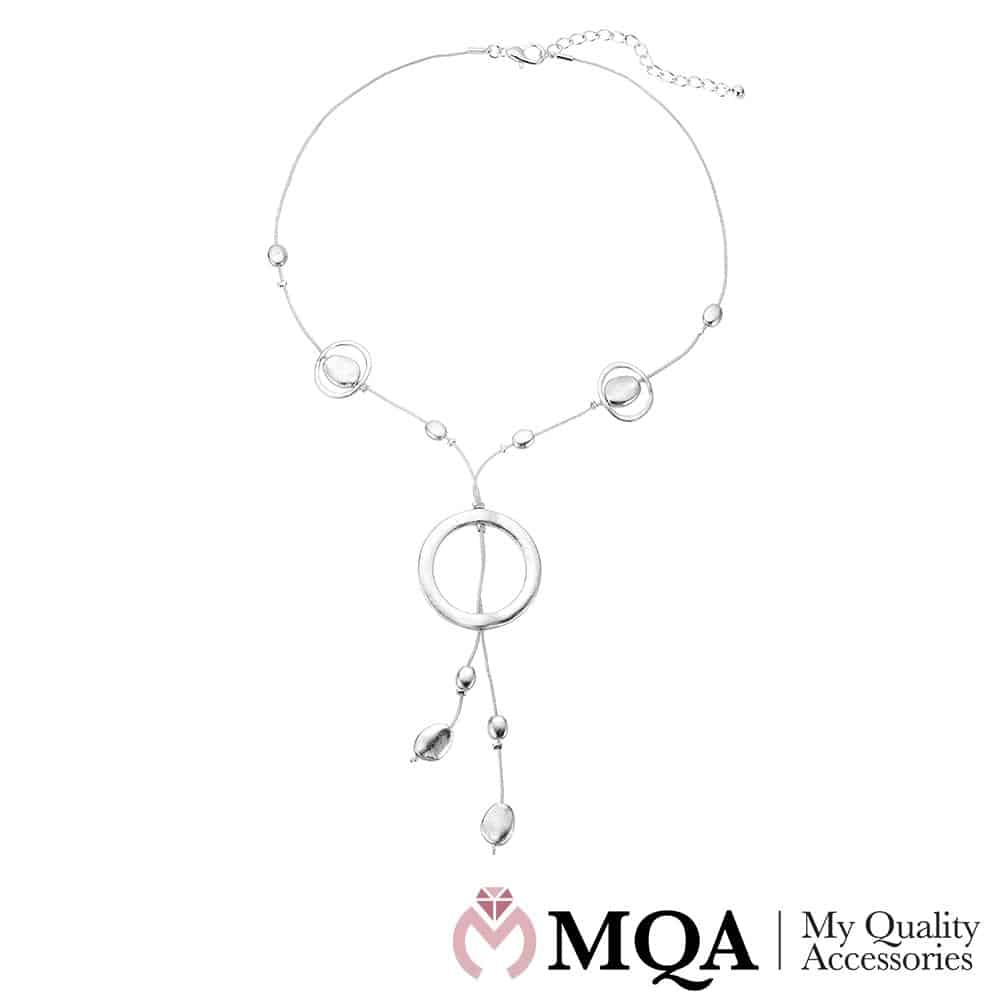 Halsband silverfärgat