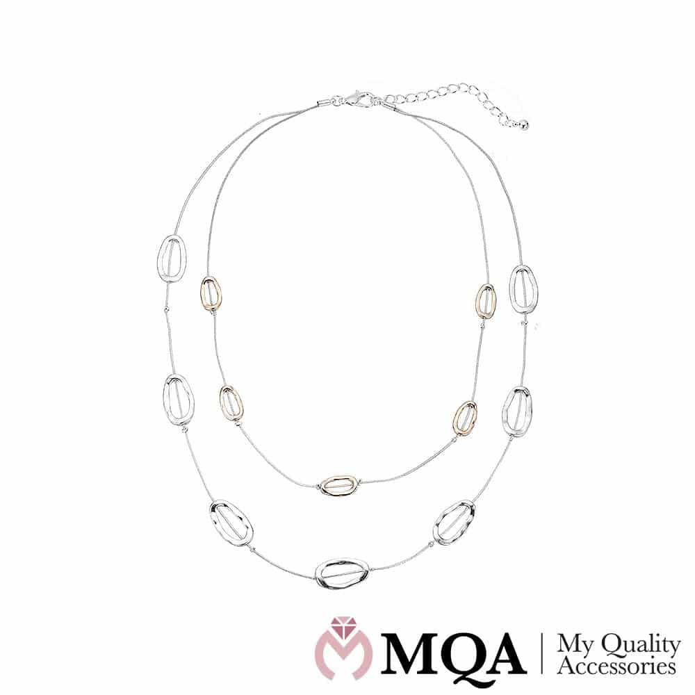 Halsband silverfärgat