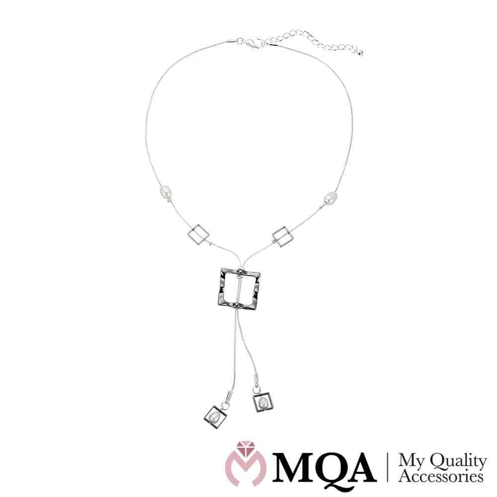 Halsband silverfärgat