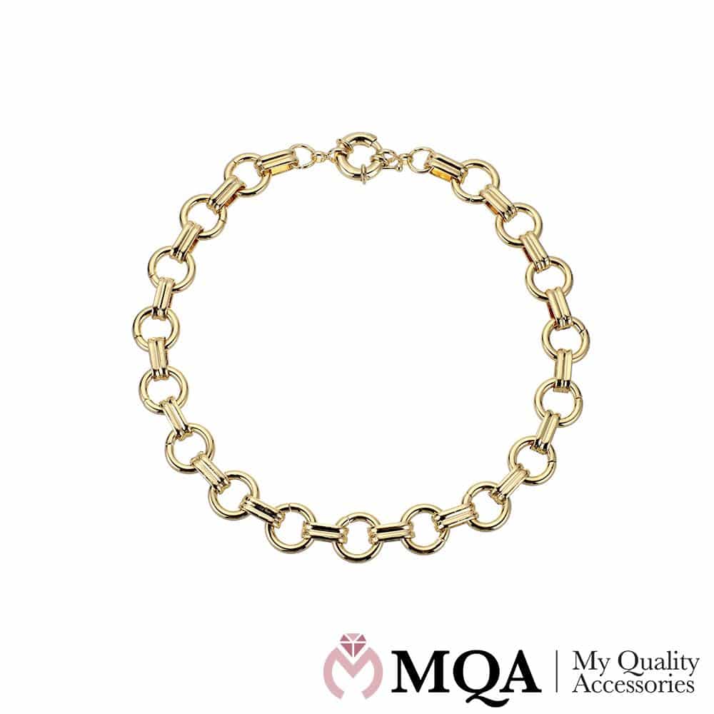 Halsband guldfärgat