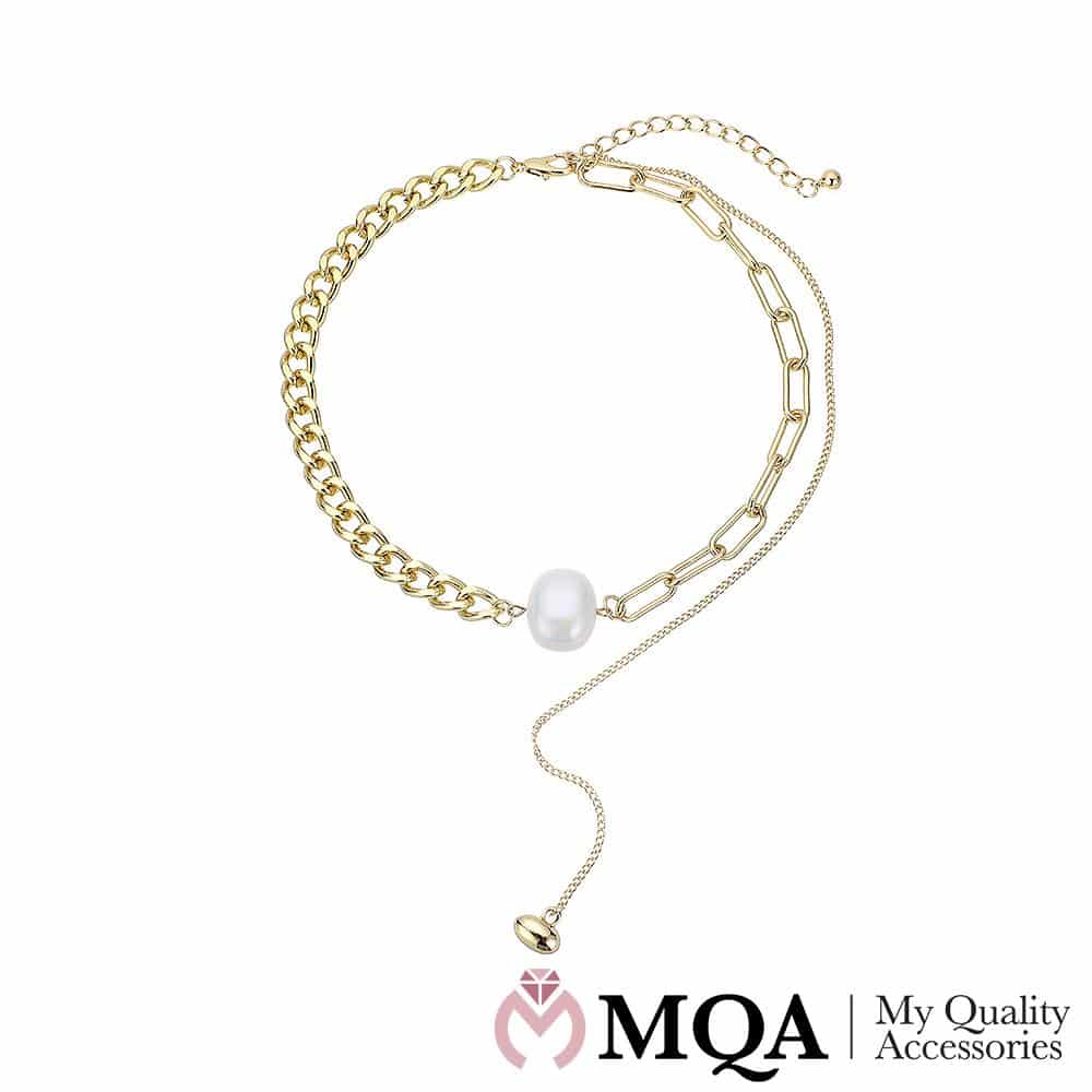 Halsband guldfärgat