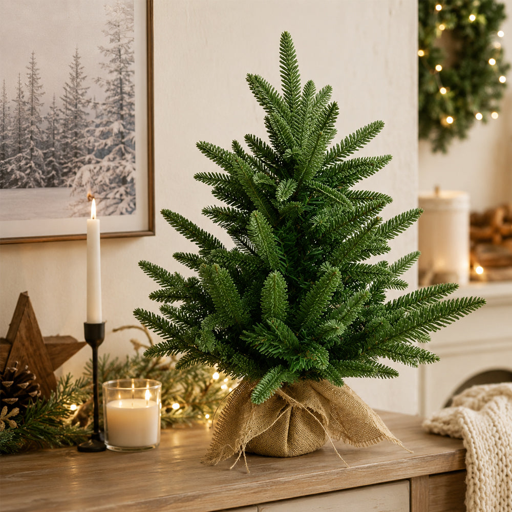 Mini Julgran 60 cm med Naturtrogna Grenar