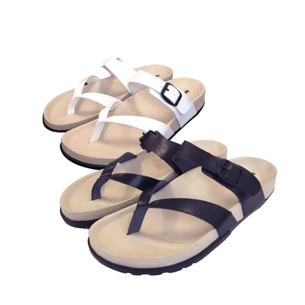 Sandaler Aerosoft Soft Unisex - vit eller svart