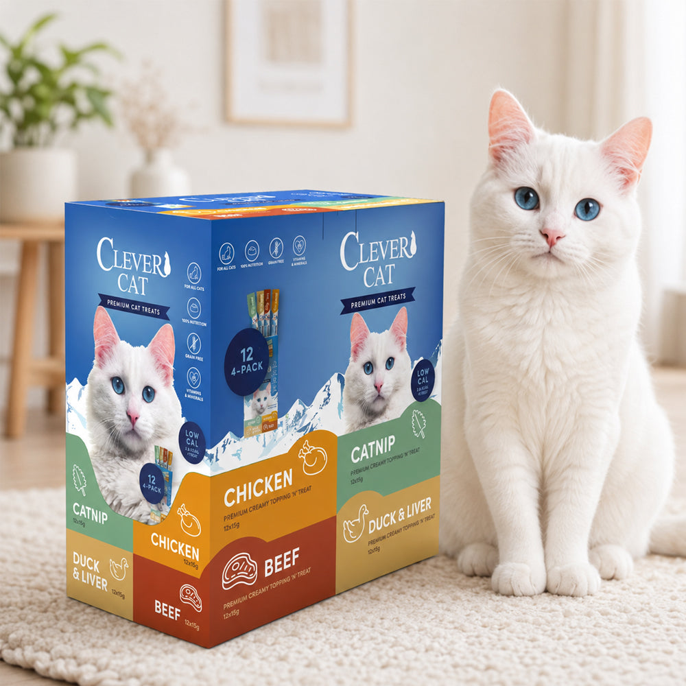 Clever Cat Creamy Treats – 4 smaker i mixpack