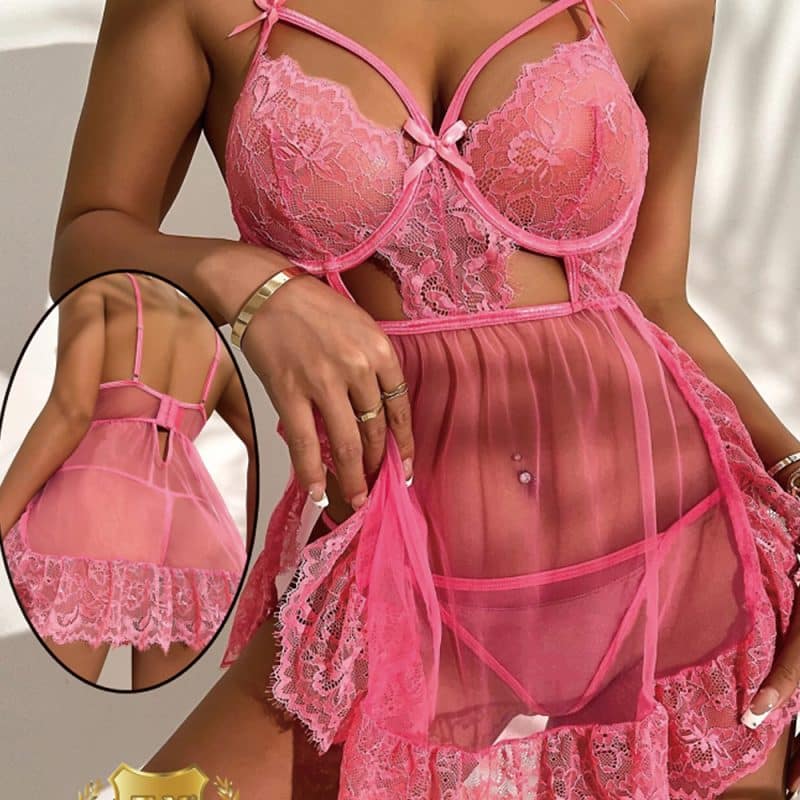 Elegant Lingeri Klänning - Romantic Allure
