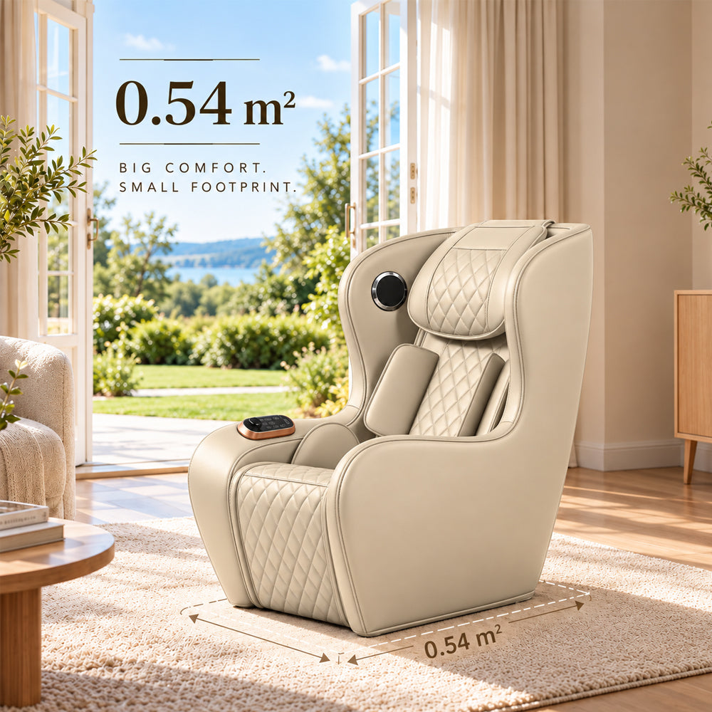 Massagestol 3D – Zero Gravity och värmeterapi – Modell 988C6 Beige