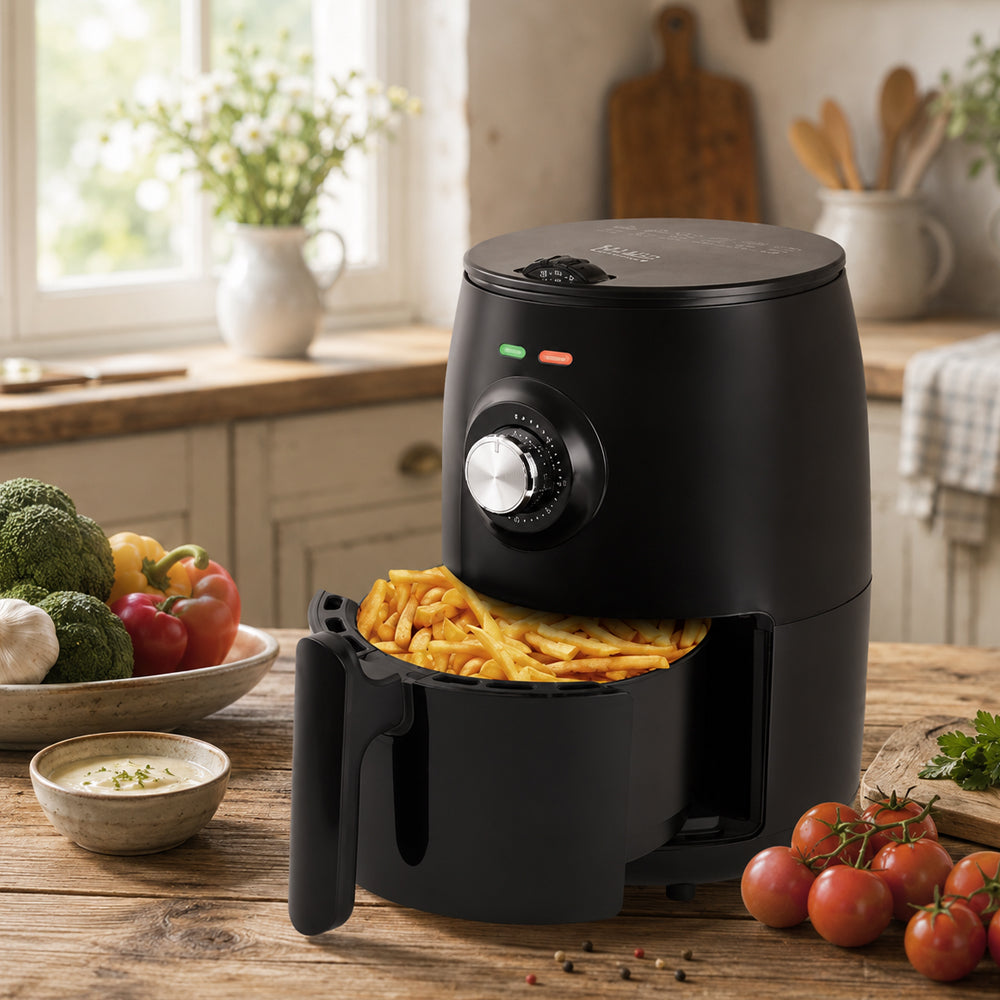 Airfryer 1,8 l – kompakt och fettsnål matlagning
