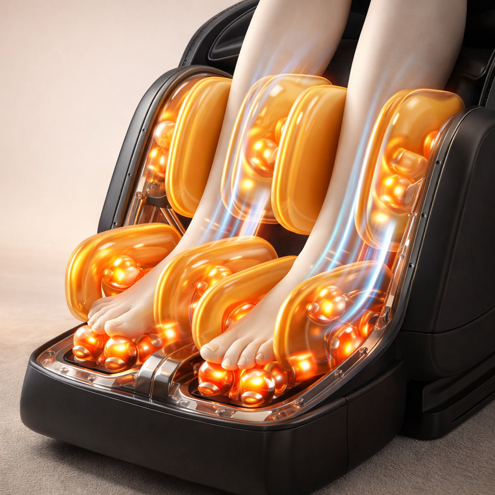 Lyxig massagestol – med Zero Gravity, värme och helkroppsmassage – modell 988E