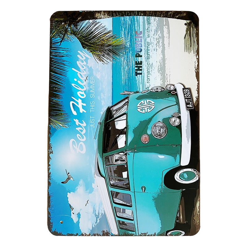 Metallskylt - Best Holiday