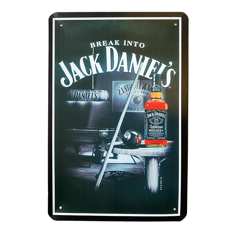 Metallskylt - Jack Daniels