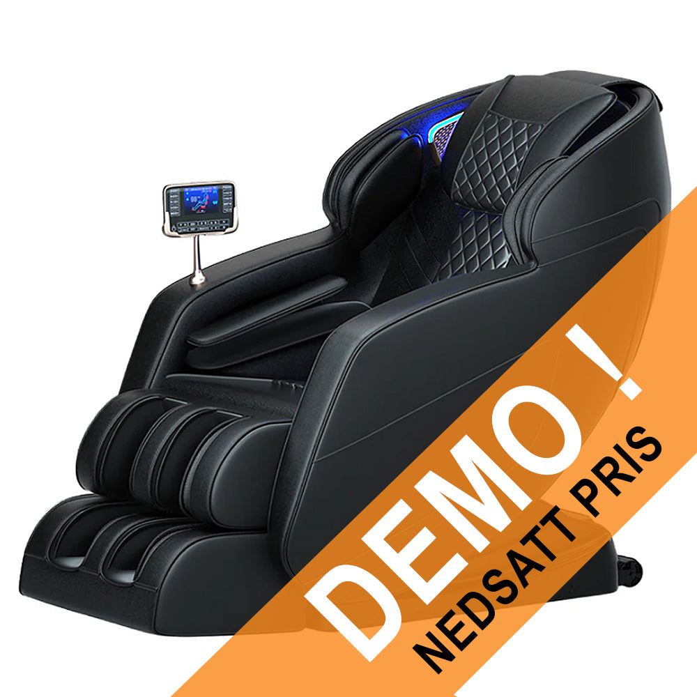 SPARA – DEMOEXEMPLAR: Massagestol 8D - S-teknologi, Zero Gravity och Värmebehandling - Model S9C