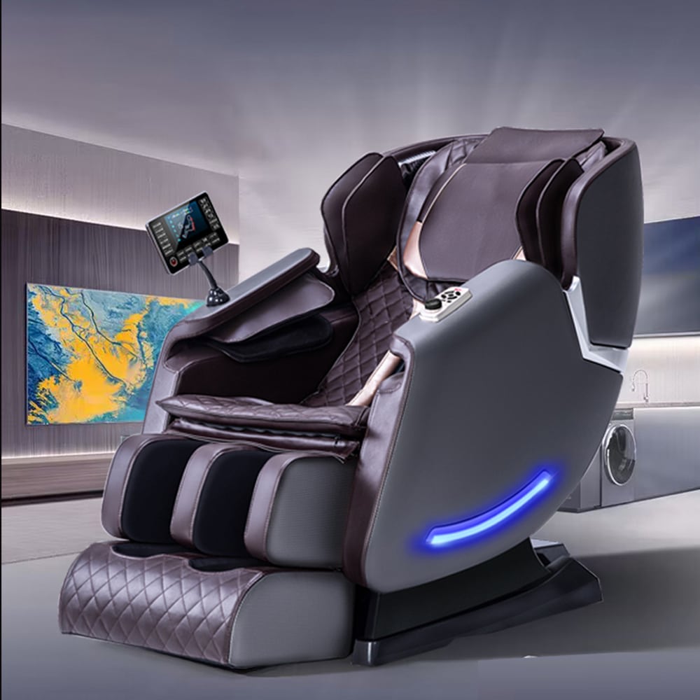 Massagestol 4D Lyx+ med SL-teknik, Värmeterapi, Röstkontroll & Touchskärm