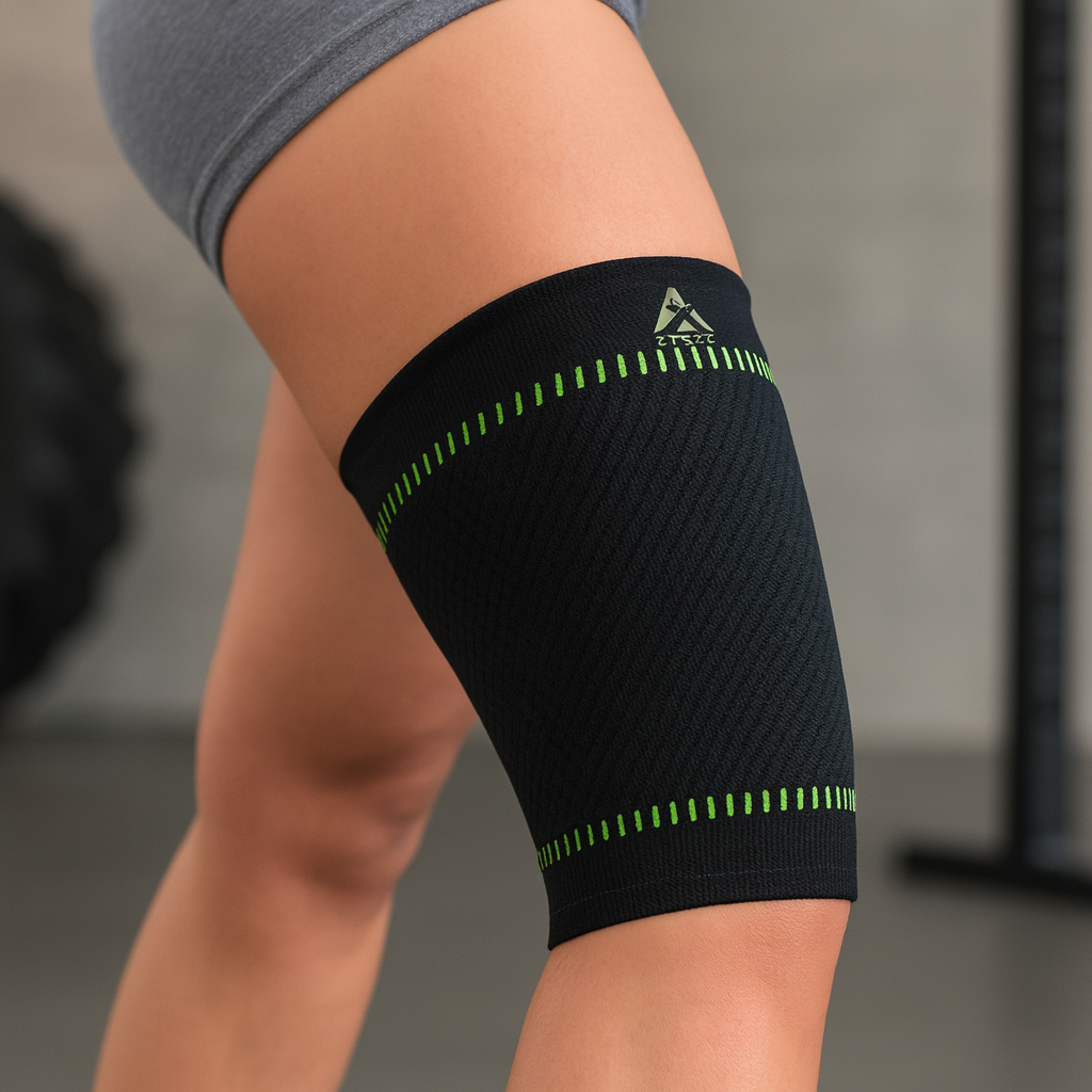 Lårskydd (thigh support) – Kompressionsstöd för sport och träning