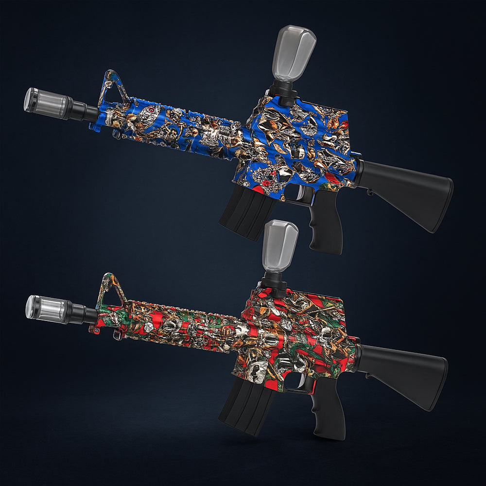 Gel Blaster M16 – elektrisk med lysdämpare