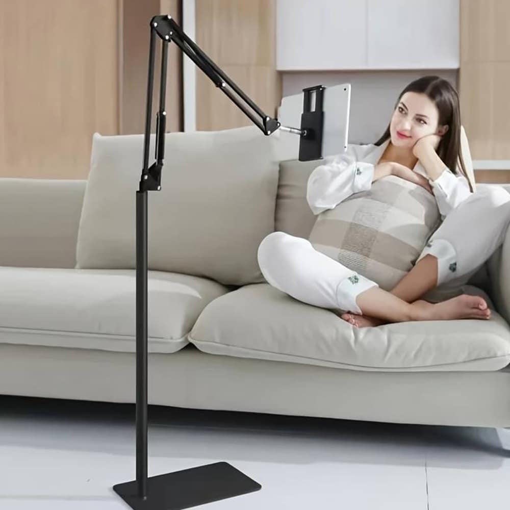 Golvstativ för surfplatta och smartphone - Justerbar och stabil lösning