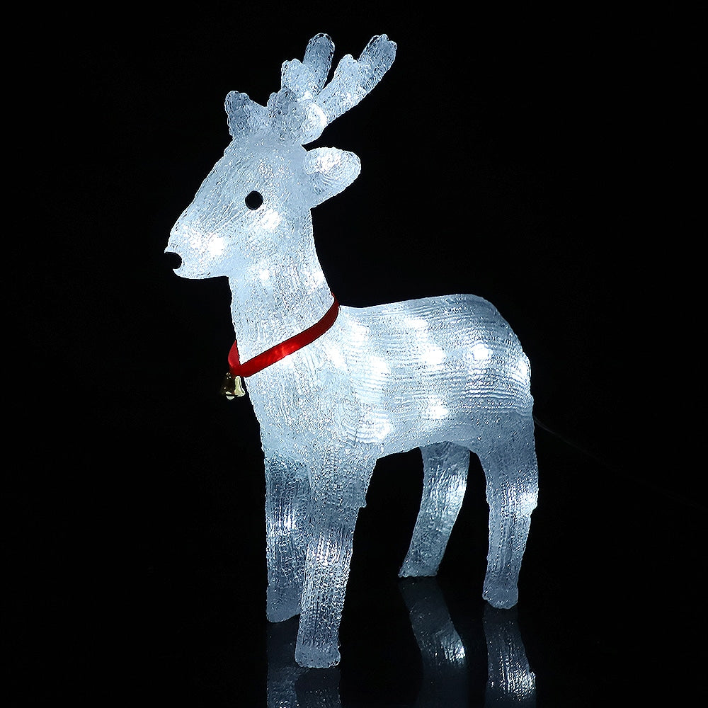 Akrylren - Höjd 40 cm med LED-lampor