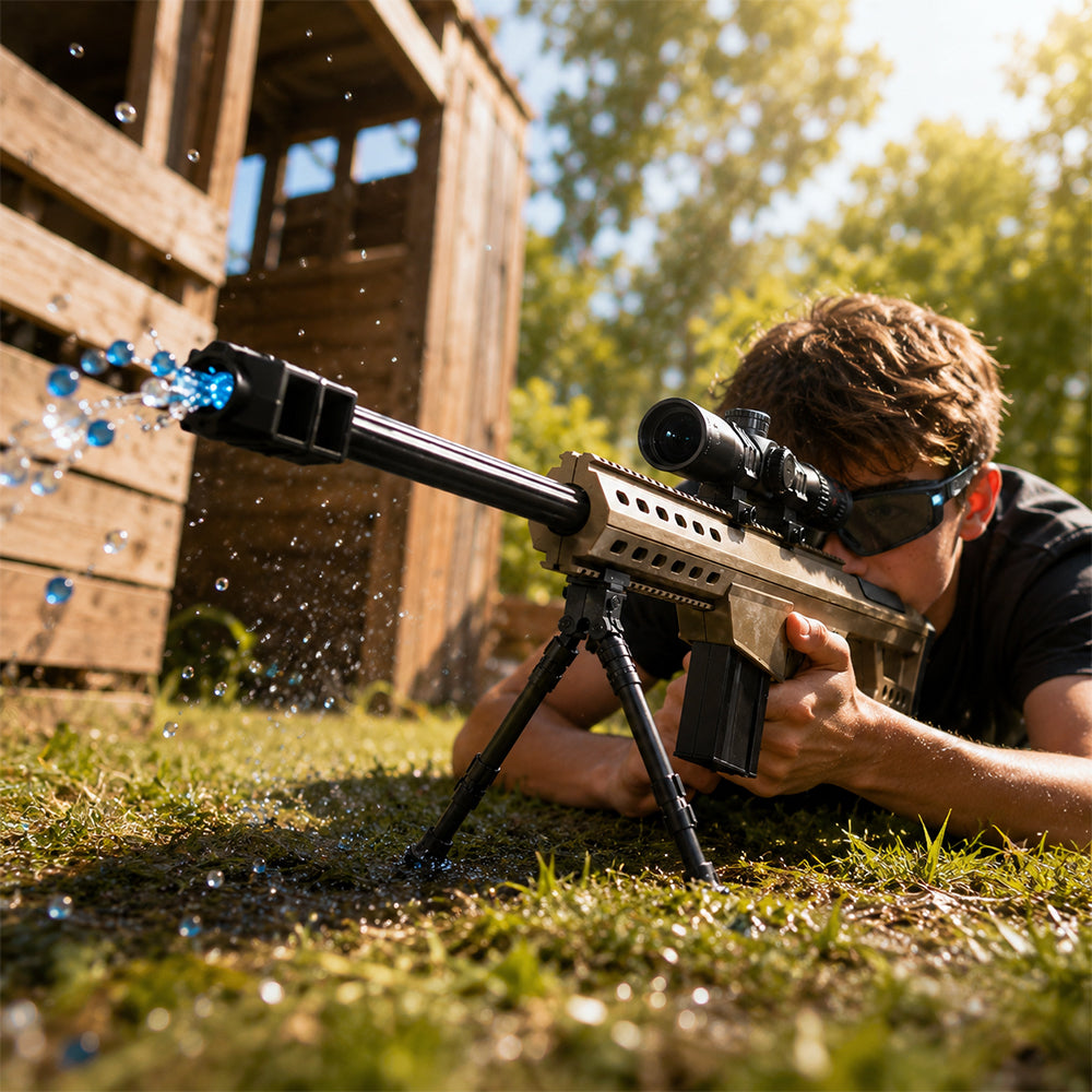 Gelblaster inkl. gelékulor – långdistans med kikarsikte modell M82A1