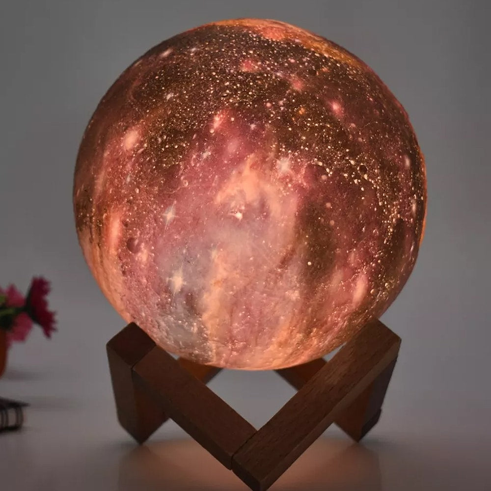 Månlampa -16 färger - LED-touchfunktion och Fjärrkontroll