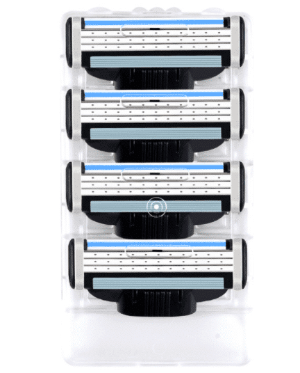 4 st rakblad för män – passar till Mach3