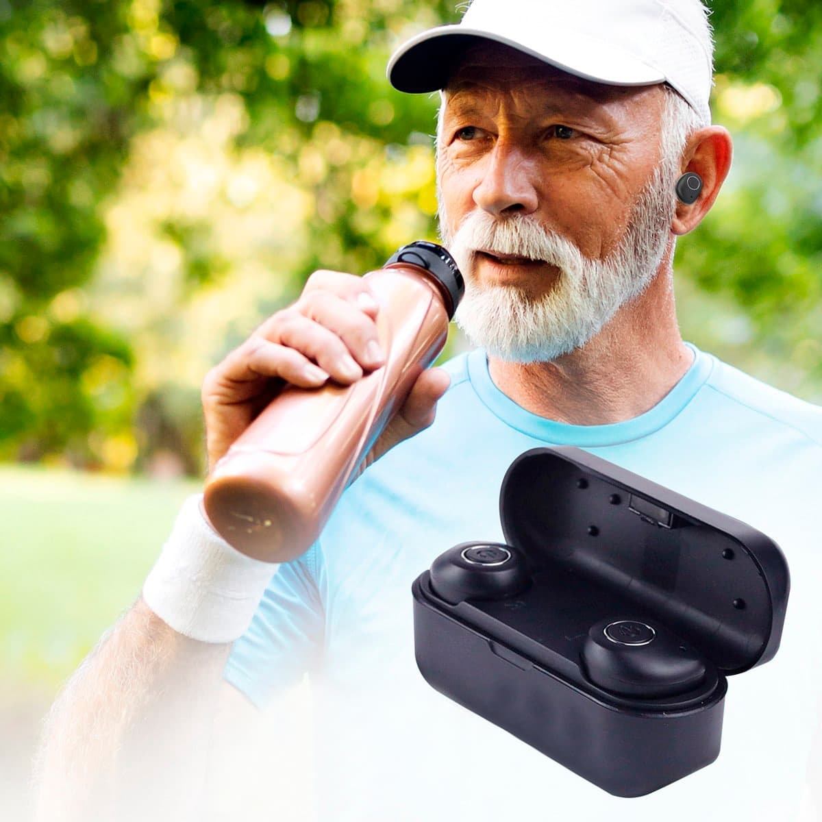 Trådlösa in-ear hörlurar Bluetooth Shocking Bass