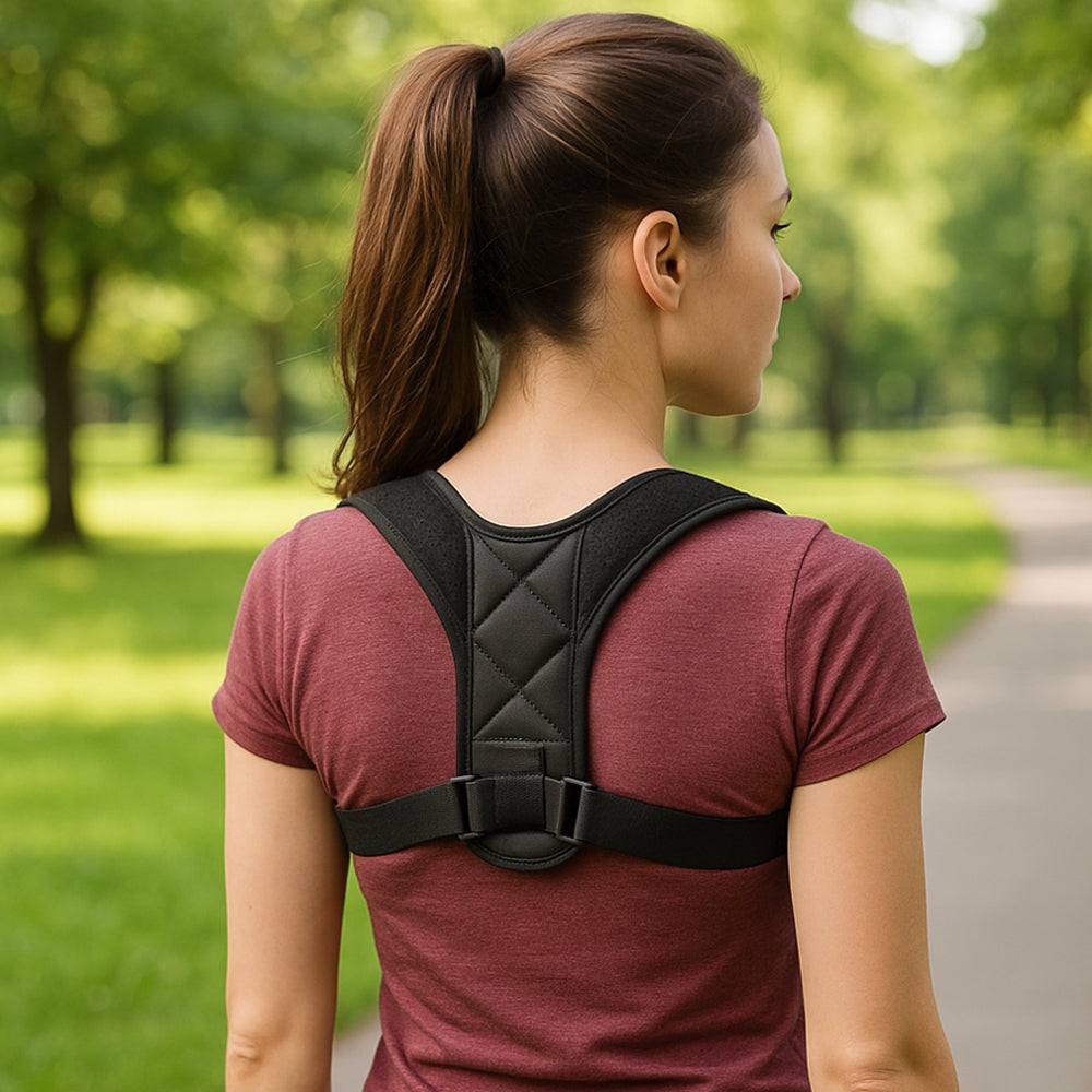 Justerbart hållningskorrigerande ryggstöd