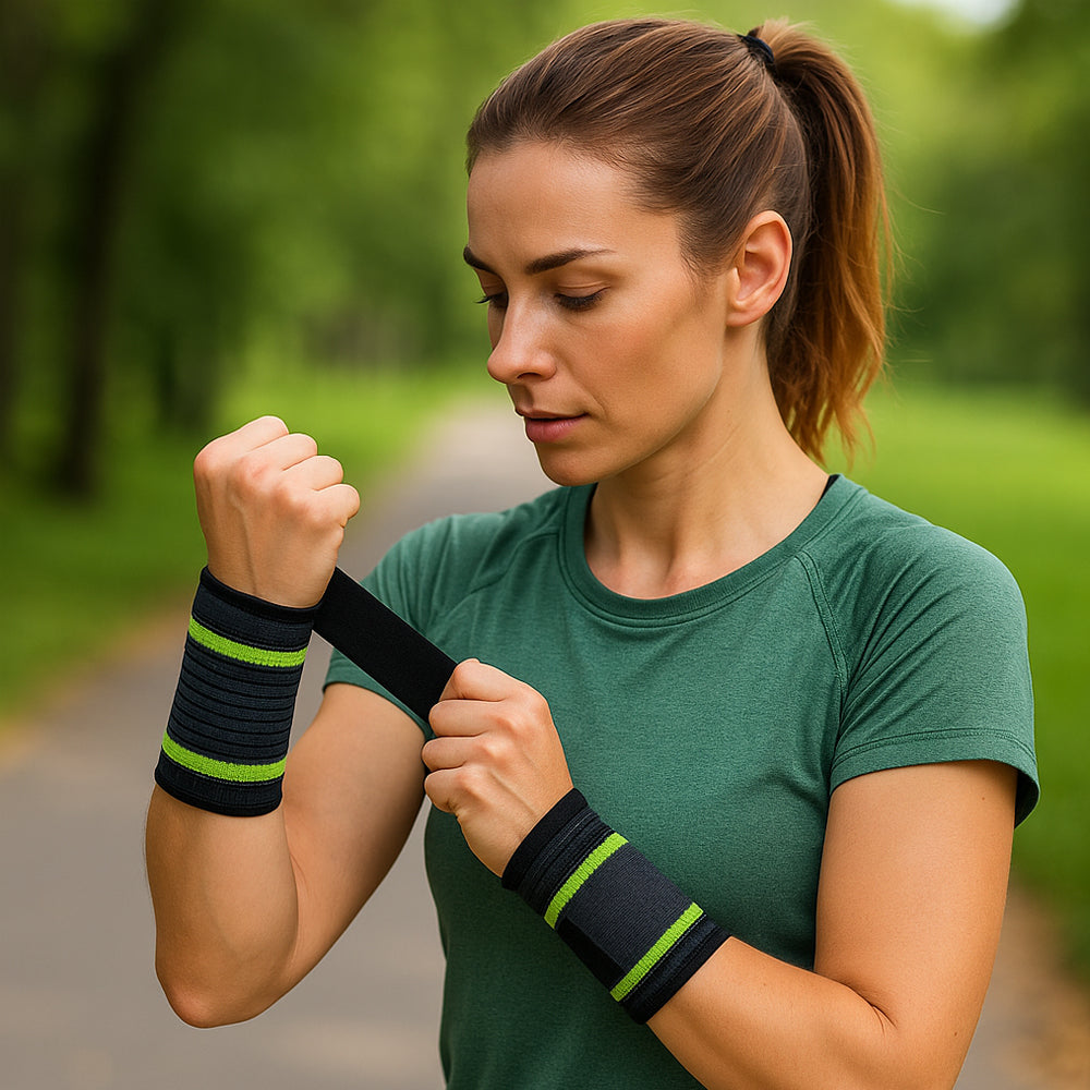 Handledsstöd med kompression